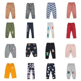 Calças outono inverno bobo crianças calças casuais suor menino e menina bonito dos desenhos animados criança moda bottoming pant 1-12years