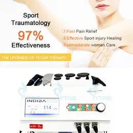 448KHZ Tecar Therapy Indiba Skin Tightening Cellulite Reduction Belly Fat Removal Pain Treatment CET RET RF Slimming Machine