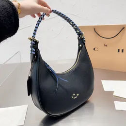 Borsa di design Borsa a mano di lusso Borsa sotto le ascelle Borsa da mezzo mese per borsa a tracolla da donna Borsa a tracolla alla moda Borsa a tracolla in vera pelle Nuovo portafoglio hobo Vagrant