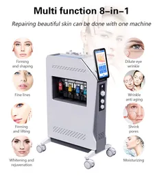 USA stock 8 in 1 h2o2 hydro microdermabrasion instrument hydra oxygen dermabrasion machine for facial