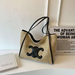 Estate per le donne in , Nuova borsa tote ad alta capacità, Borsa in paglia intrecciata versatile, alla moda e di fascia alta 2024 Design Fashion Sconto del 78% Negozio all'ingrosso