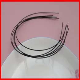 20 peças tiaras de cabelo de fio de metal liso preto 1 2mm de espessura em chumbo e níquel pechincha para Bulk180H