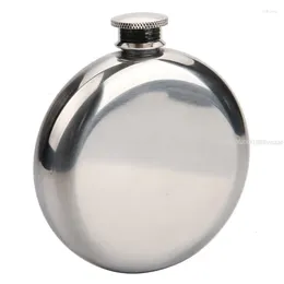 Hip Flasks Portable Liquor Flask Wine Jug Stainless Steel Alcohol Creative Crystal Lid Drinkware Bottle Novelty