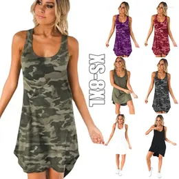 ملابس النوم للسيدات بالإضافة إلى حجم S-8XL Women Camouflage Nightdress Fashion NASSA