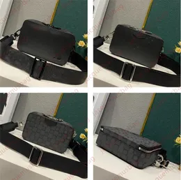 Borsa da uomo Alpha Wearable borsa per cellulare di design M81260 M59161 portafoglio da uomo con scatola quadrata pacchetto di carte da donna di alta qualità tracolla a tracolla borse Hobo dhgate