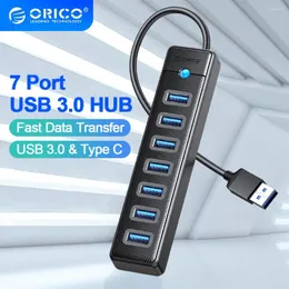 5Gbps USB 3.0 HUB Type C 7 Ports High Speed Mini Splitter OTG Adapter For Desk PC Computer Accessories HUAWEI Xiaomi