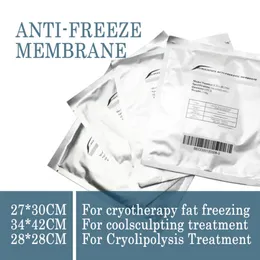 Máquina de emagrecimento crio membrana anticongelante almofada fria congelamento crioterapia membranas anticongelantes 24x30cm 34x42cm para uso clínico em spa