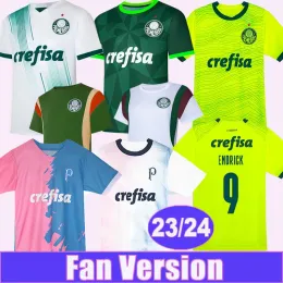 23 24 Palmeiras DUDU Soccer Jerseys 2024 Home Green BRENO LOPES RONY G.GOMEZ Shirt Away D.barbosa LUCAS LIMA G.MENINO MINA G.VERON Kids Kit Football Uniforms