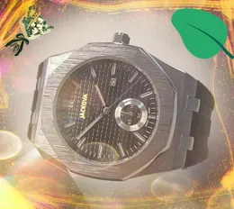 Много стилей Автоматическая дата Мужские часы Супер яркие водонепроницаемые щедрый резиновый ремешок из нержавеющей стали Кварцевые часы Дневной календарь Цепной браслет Часы