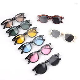 Óculos de sol colorido filme oceano para homens óculos infantis moda personalidade resistente a UV meninos e meninas 2-8 anos de idade