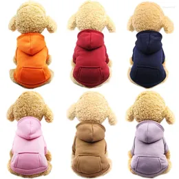 Dog Apparel Winter Pet Hooded Coat Jackets Cotton Clothes For Small Dogs Chihuahua Pug Clothing Puppy Cat Sweatshirt Pets Products