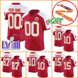 Custom Football Jerseys KansasCityChiefsMen 10 Isiah Pacheco 15 Patrick Mahomes 87 Travis Kelce Women Youth Red/White 2023 F.U.S.E. Vapor Untouchable Limited Jersey