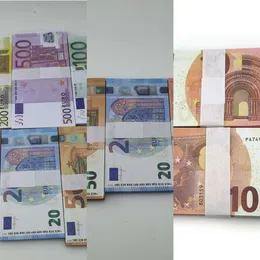 Partyzubehör Filmgeld Banknote 5 10 20 50 Dollar Euro Realistische Spielzeugbar Requisiten Kopie Währung Faux-Billets 100 Stück Packung337g6H77FNXW