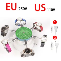 Watch Repair Kits Professional US/EU Standard 110/250V Tool 6 Arms Automic-Test Cyclotest Tester Machine Watchmaker