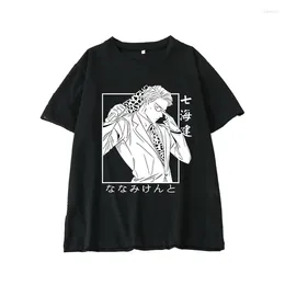 Magliette da uomo Janpanese Anime Toji Fushiguro Maglietta Jujutsu Kaisen Gojo Satoru Maglietta Geto Suguru Manga Tee Tops Nanami Kento Graphic