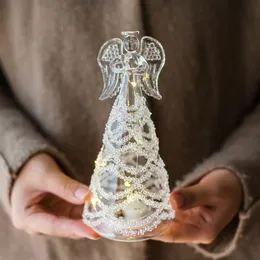 Ангельская сказочная стеклянная лампа северная ночь каваи декора