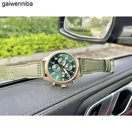 Iwcity titta på lyxiga herrar menwatch stora pilot klockor högkvalitativa auto mekaniska uhren super luminous date watchmen läder rem montre pilot luxe vrd2