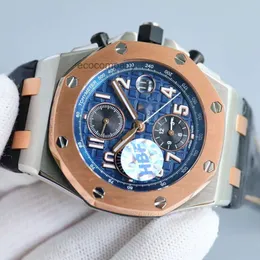 zegarki zegarki zegarków Wysokiej jakości zegarki offshore luksusowe męskie mens aP zegarek mechanika Królewskie drogie dębowe chronograph Menwatch CHV1 Orologioaps Orient