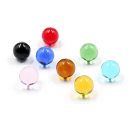 OD 6mm 12mm Vetro colorato Terp Pearl Ball Accessori per fumatori Perle colorate resistenti al calore Palline per Banger al quarzo Nail Dab Rig Narghilè Tubi per bong d'acqua