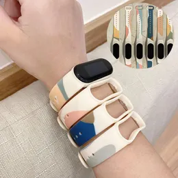 Uhrenarmbänder Morandi Color Sportarmband für Xiaomi Mi Band 3 4 Silikonarmband Ersetzen Sie 5 Armbänder 6 Riemen
