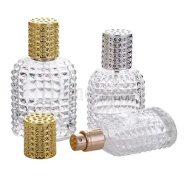 Tragbare Glas-Parfüm-Sprühflaschen, 30 ml/50 ml, leere Kosmetikbehälter, Zerstäuberflasche für Outdoor-Reisen, Parfümflaschen DA164 LL
