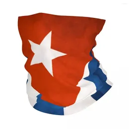 Scarves Cuba Cuban National Flag Bandana Neck Gaiter Printed Mask Scarf Multi-use Headwear Cycling Unisex Adult All Season
