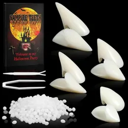 Realistic Vampire Teeth Dentures: Resin Fangs Halloween Cosplay