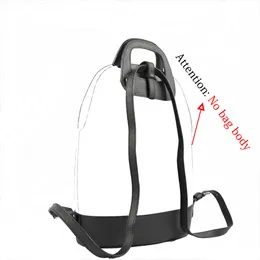 Buckle Crossbody Bag, Sleek PU Leather Backpack Set With