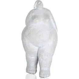 Polyresin Yoga Fat Lady Sculpture Handcraft Art Woman