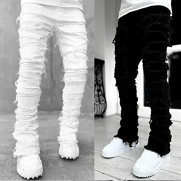 パンツ LGB sky white biker cut-off denim Y2K Y2K White Jeans | Techwear