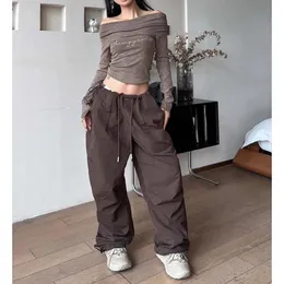 Retro Y2K Wide Leg Trousers: Street Style Cargo Pants. Shop Retro Y2K Wide Leg Trousers: Street Style Cargo Pants. Shop