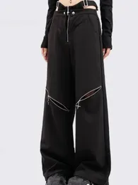 韓国商品/ORDES CARGO FLARE TROUSERS DHgate.com:Womens Casual Cargo Pants: Zip Pocket Drawstring
