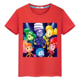 Fixies Cartoon T Shirt 100% Pure Cotton Short Top Y2k One Piece