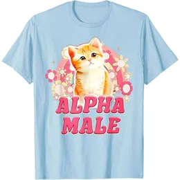 Camiseta De Gatito De Gato Para Hombres Camiseta Gráfica