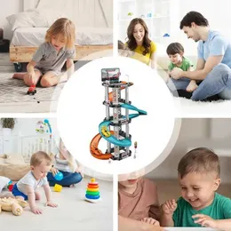 Set Garage Parcheggio Giocattolo Con Rampa - Pista Per Macchinine, Educativo E Interattivo Per Bambini