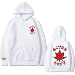 Eladio Carrion Print Hoodie Rose Flower Hoodies Boyz Mens Streetwear 240809 1 637 DHgate