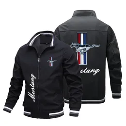 【2plan】Crown collarless mustang jacket 2plan】Crown collarless mustang jacket