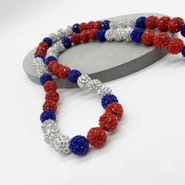 Baseball Bling Rhinestone Necklace - 20 Inch Sparkling Statement Necklace For Fans & Athletes - View #7