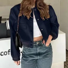 ジャケット・アウター THICC WOOL BASEBALL JKT Cropped Baseball Jacket: Autumn Winter Chic - Shop Now