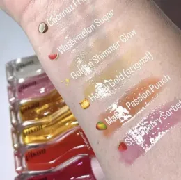 GISOUリップオイル保湿リップグロスココナッツフロストハニーゴールド