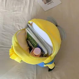 Cute Minions Plush Backpack: Bob, Stuart Kevin! Kawaii Plush Bag
