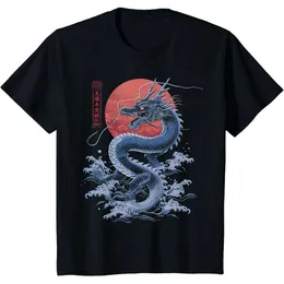 Dragon Red Moon Graphic Tee for Men Chinese Mythology Art, Lunar New  Year Shop Now!