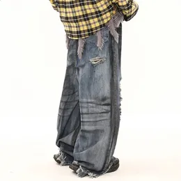 アメリヴィンテージ WIDE DAMAGE DENIM PANTS 25inch Ameri vintage WIDE DAMAGE DENIM PANTS - メルカリ