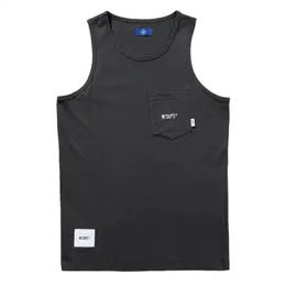 Wholesale WTAPS Pocket Embroidery Summer Sleeveless Cotton