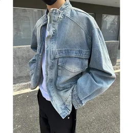 SYUHGFA Men's High Street Fashion Denim denim jacket SYUHGFA Men's High Street Fashion Denim denim jacket
