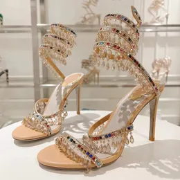 Scarpe Sposa. Sandalo con tacco e cinturino alla caviglia, con