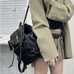 Trendy Y2K Punk Cross Backpack - Japanese Student Style, All