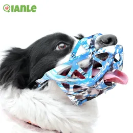 Maulkorb Für Hunde – Atmungsaktives Netz-Design, Verstellbar, Trinkbar, Gegen Beißen & Bellen, Größen XXS-XXL