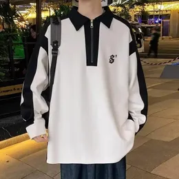 DHgate.com:Trendy Color Block Polo Shirt: Mens & Womens Long
