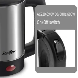 Compact Travel Mini Electric Kettle Stainless Steel, Rapid